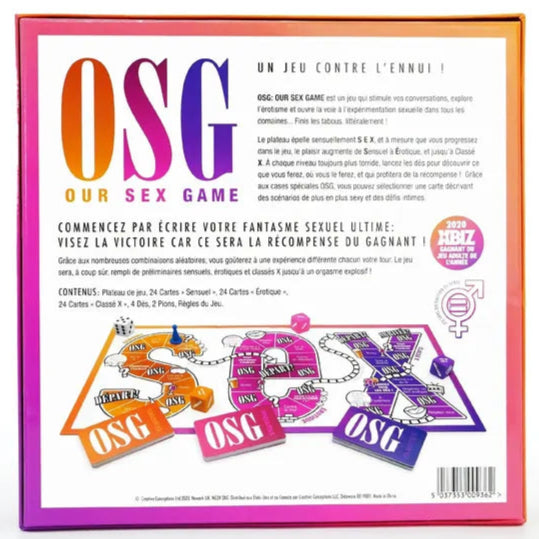 Jeu pour Adulte - Our Sex Game Sensations Plus Sensations plus