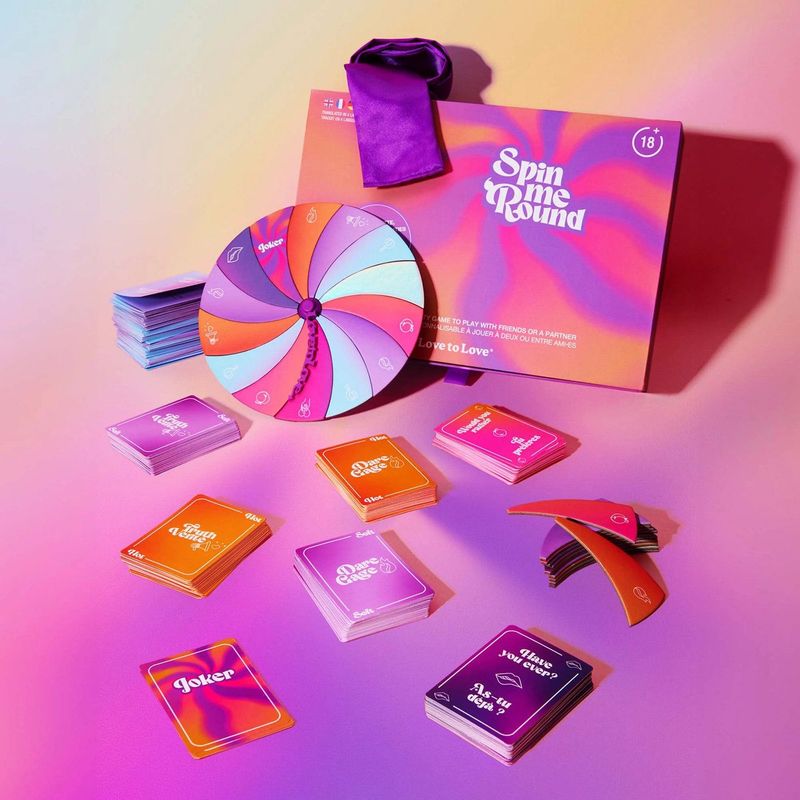 Jeu pour adulte - Spin Me Round | Jeu personnalisable pour couple et amis Love to love Sensations plus