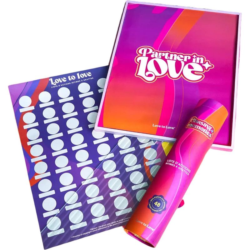 Jeu pour couple - Chasing Memories | 48 défis intimes à gratter Love to love Sensations plus