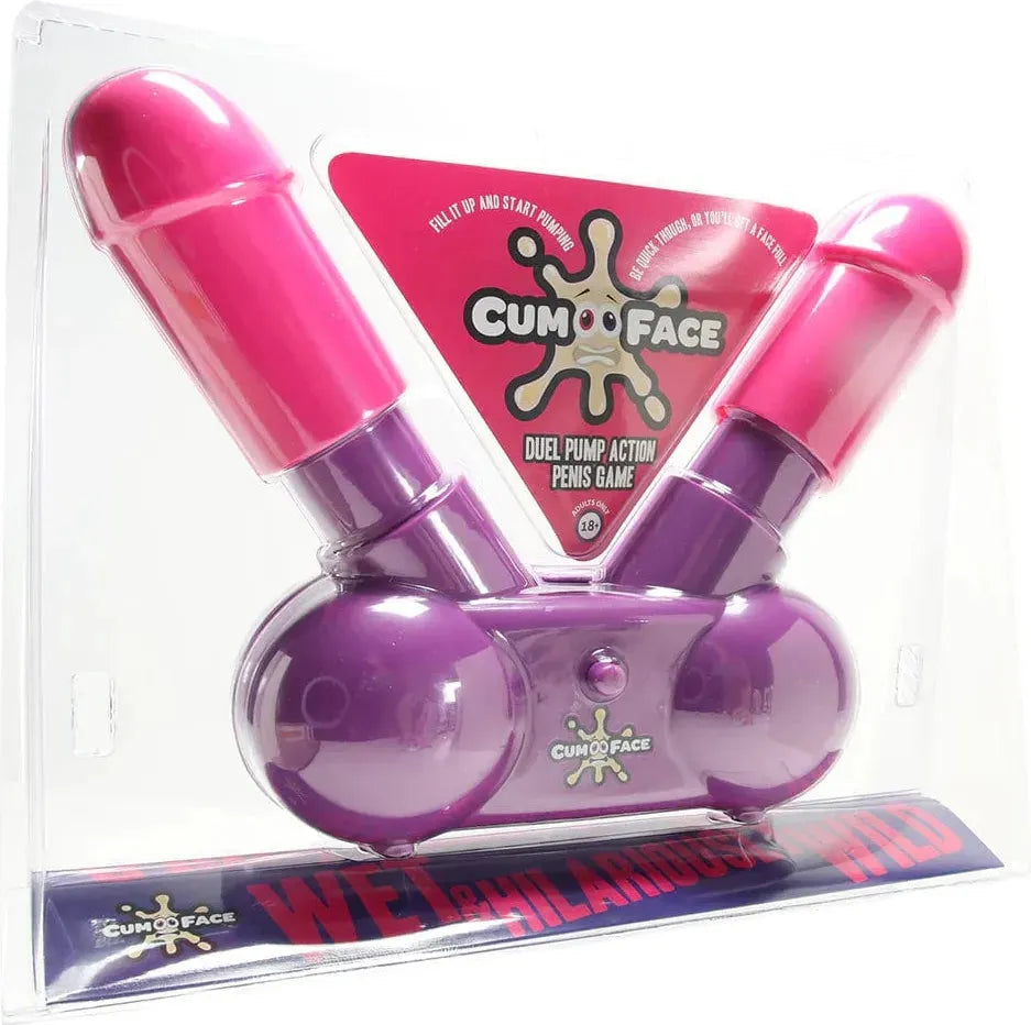 Jeu - Shots Toys - Cum Face Duel Pump Action Penis Game Shots Sensations plus