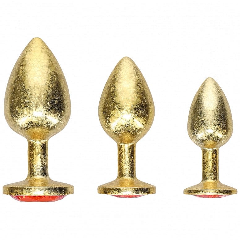 Kit de 3 Plugs Anaux en métal - Ouch! Milan Collection | Luxe, Progression & Sensations Ouch! Sensations plus