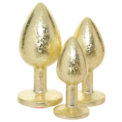 Kit de 3 Plugs Anaux en métal - Ouch! Milan Collection | Luxe, Progression & Sensations Ouch! Sensations plus