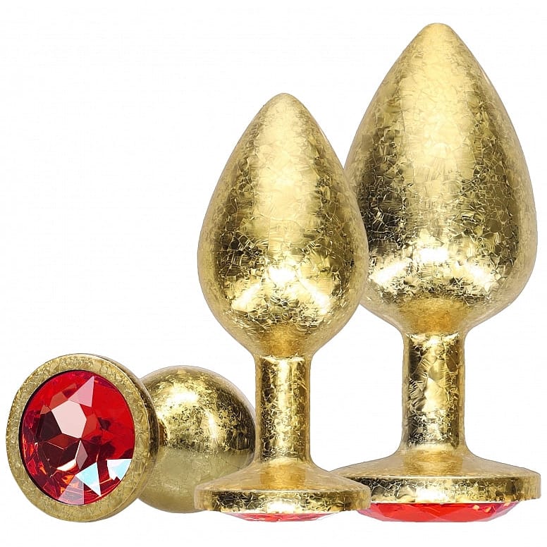 Kit de 3 Plugs Anaux en métal - Ouch! Milan Collection | Luxe, Progression & Sensations Ouch! Sensations plus