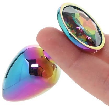 Kit de 3 Plugs Anaux Métal & Reflets Irisés - Ouch! Venice Collection | Luxe, Plaisir & Sécurité Ouch! Sensations plus