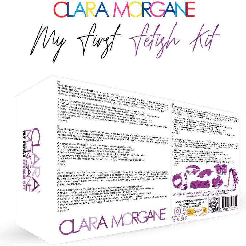 Kit de BDSM - Clara Morgane - My First Fetish Kit Clara Morgane Sensations plus
