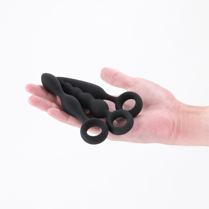 Kit de Plugs Anaux en Silicone - Renegade Trio Kit | Ensemble de 3 Plugs Progressifs NS Novelties Sensations plus