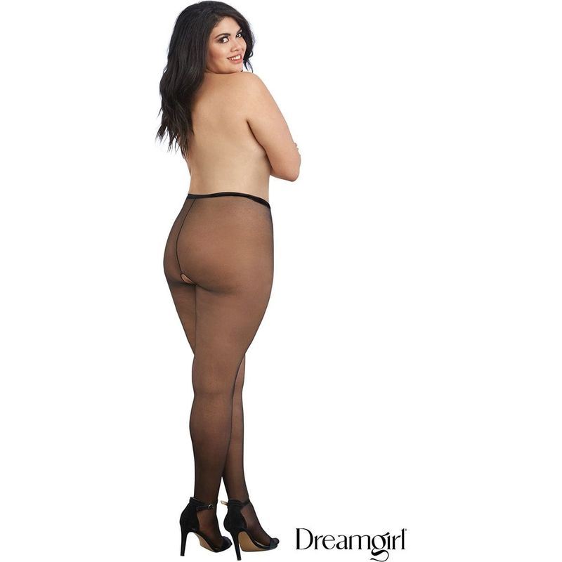 Lingerie Dreamgirl - Bas Collant Avec Ouverture 0082 Dreamgirl Sensations plus