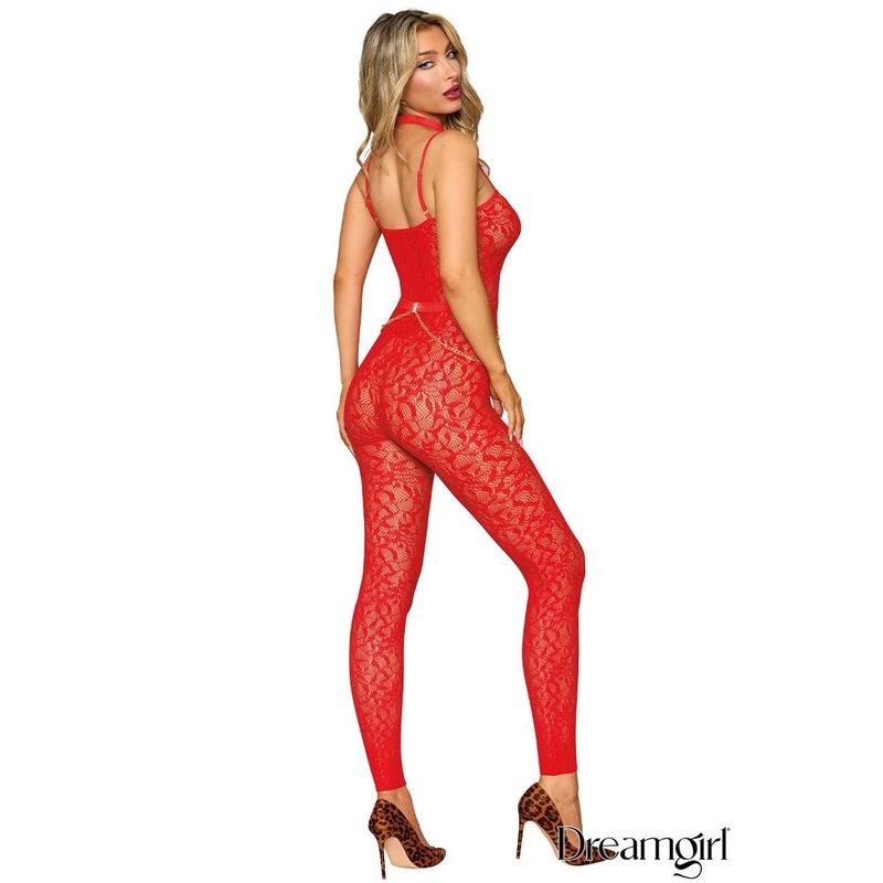 Lingerie Dreamgirl - Bodysuit avec chaînes 0518 Dreamgirl Sensations plus