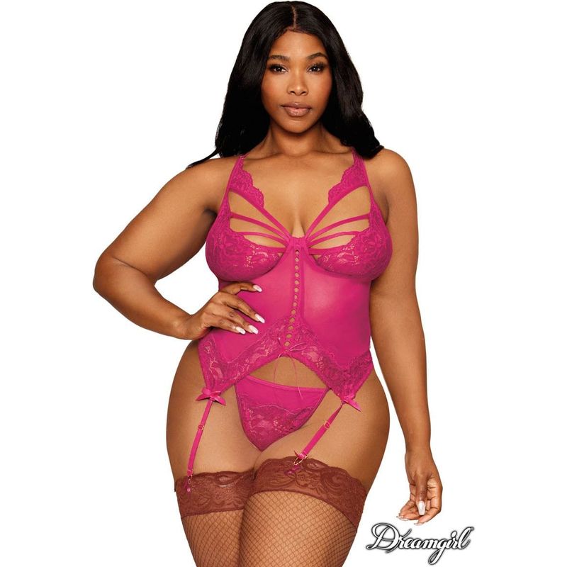 Lingerie Dreamgirl - Bustier Dentelle 13283 Sensations Plus Sensations plus