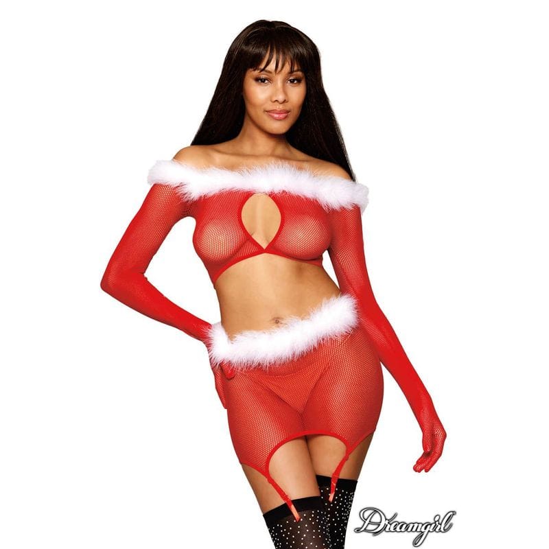 Lingerie Dreamgirl - Ensemble Sexy de Noel 13102 Sensations Plus Sensations plus