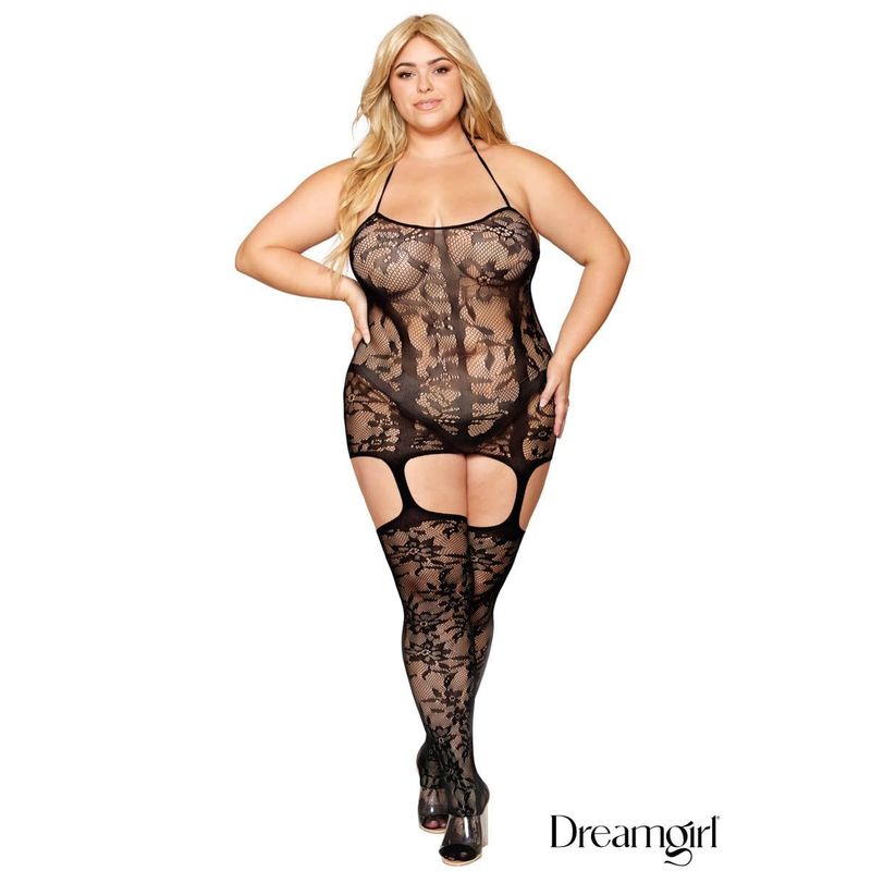 Lingerie Dreamgirl - Robe Jarretelles 0145 Dreamgirl Sensations plus