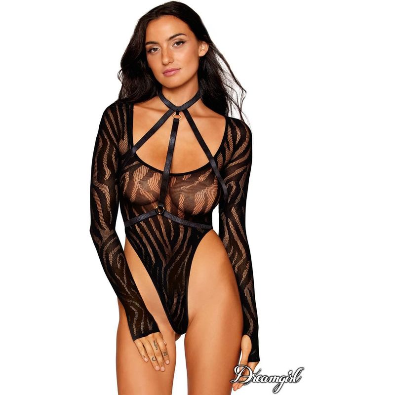 Lingerie Dreamgirl - Teddy avec harnais 2PC 13266 Sensations Plus Sensations plus