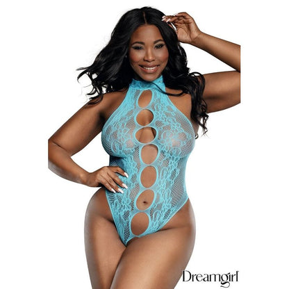 Lingerie Dreamgirl - Teddy en filet avec ouverture 13935 Dreamgirl Sensations plus