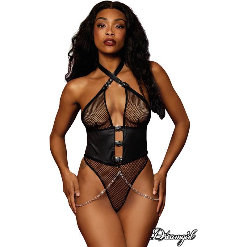 Lingerie Dreamgirl - Teddy Multi-Sangles 13292 Sensations Plus Sensations plus