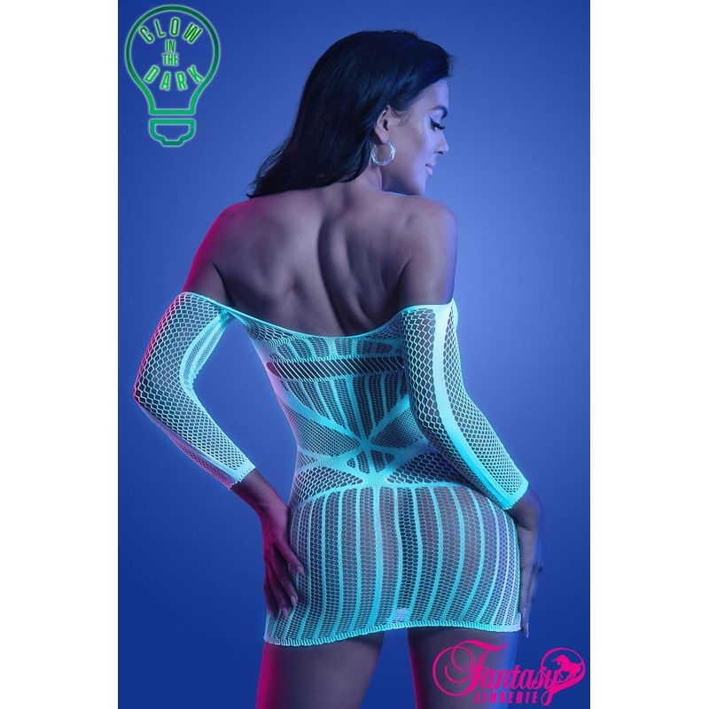 Lingerie Fantasy - Glow - Robe sexy manche longue 2134 Sensations Plus Sensations plus