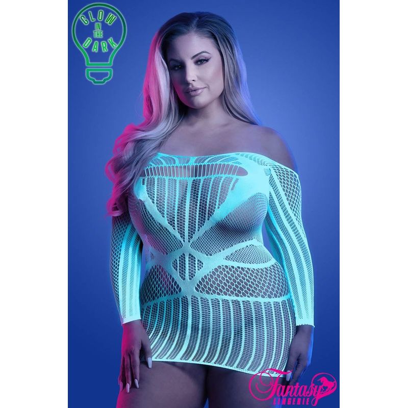 Lingerie Fantasy - Glow - Robe sexy manche longue 2134 Sensations Plus Sensations plus