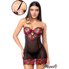 Lingerie Mapalé - Nuisette de rose 7619 Mapalé Sensations plus