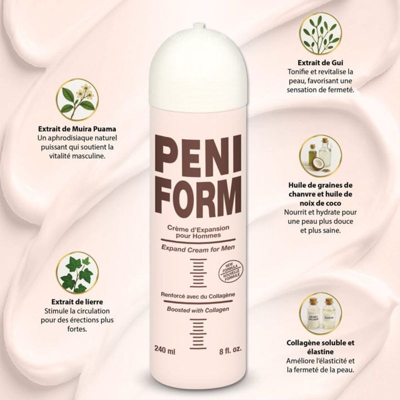 Lotion et Crème - Peniform | Crème d'expansion pour pénis Peniform Sensations plus