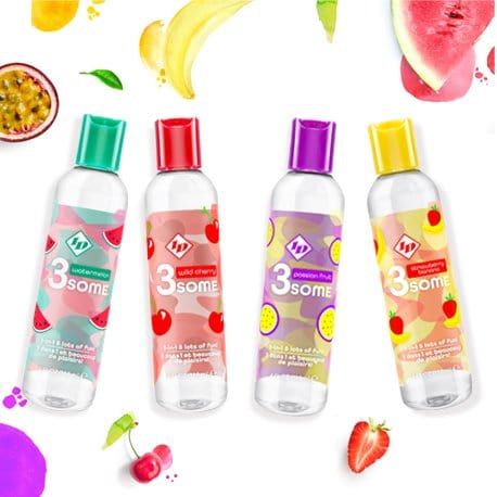 Lubrifiant à Base D'eau - ID Lubricants - 3 Some - Saveurs ID Lubricants Sensations plus