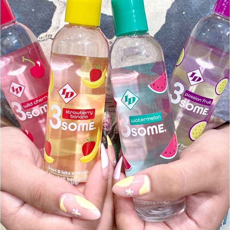 Lubrifiant à Base D'eau - ID Lubricants - 3 Some - Saveurs ID Lubricants Sensations plus