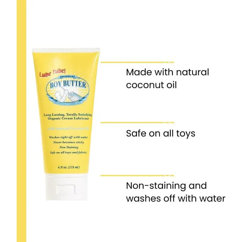 Lubrifiant Anal à base d'huile de noix de coco - Boy Butter - Boy Butter Original Boy Butter Sensations plus