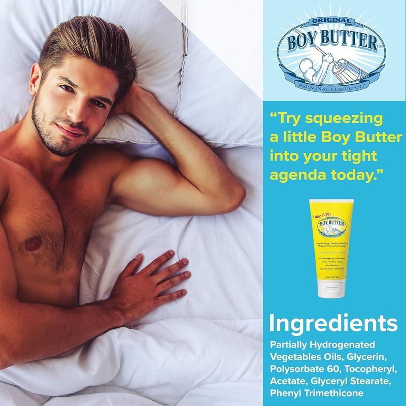Lubrifiant Anal à base d'huile de noix de coco - Boy Butter - Boy Butter Original Boy Butter Sensations plus