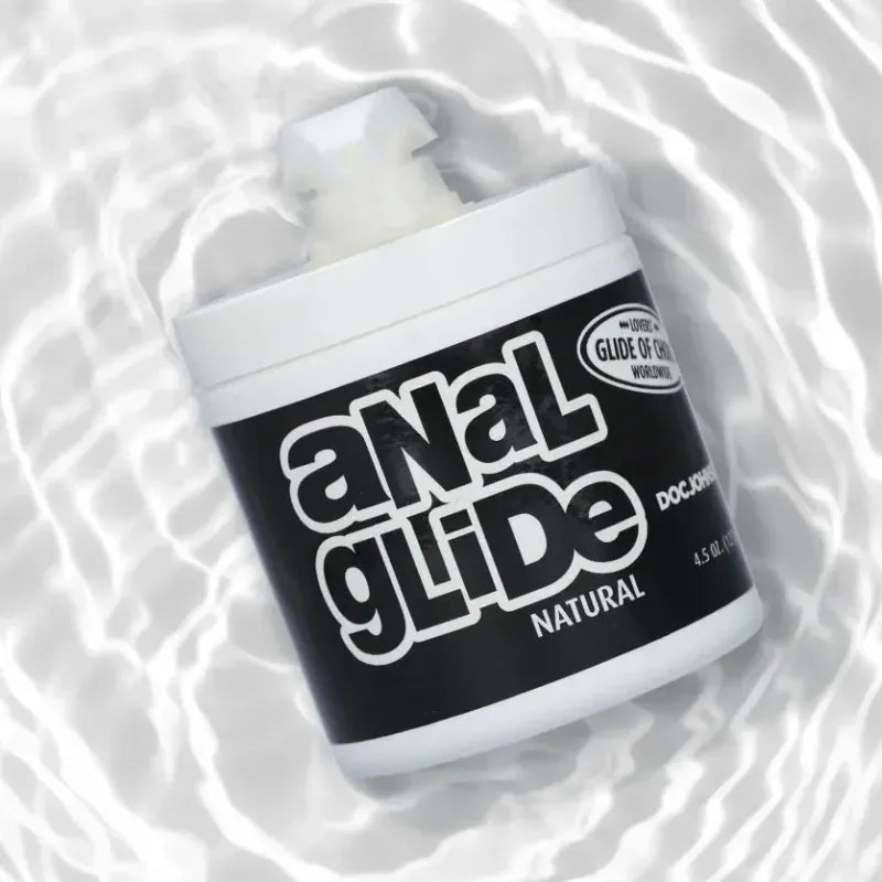 Lubrifiant Anal à Base de Pétrole - Anal Glide Naturel | Formule Épaisse & Longue Durée Doc Johnson Sensations plus