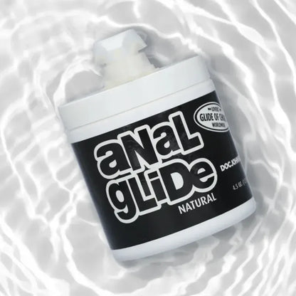 Lubrifiant Anal à Base de Pétrole - Anal Glide Naturel | Formule Épaisse & Longue Durée Doc Johnson Sensations plus