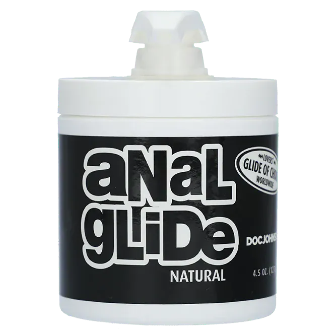 Lubrifiant Anal à Base de Pétrole - Anal Glide Naturel | Formule Épaisse & Longue Durée Doc Johnson Sensations plus