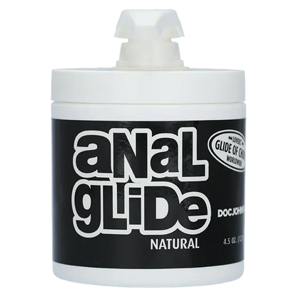 Lubrifiant Anal à Base de Pétrole - Anal Glide Naturel | Formule Épaisse & Longue Durée Doc Johnson Sensations plus