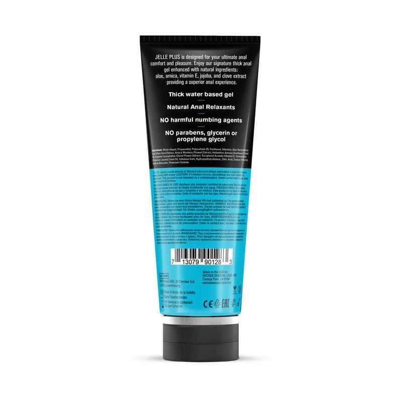 Lubrifiant anal avec relaxants - Jelle Plus | Wicked Sensual Care Wicked Sensual Care Sensations plus