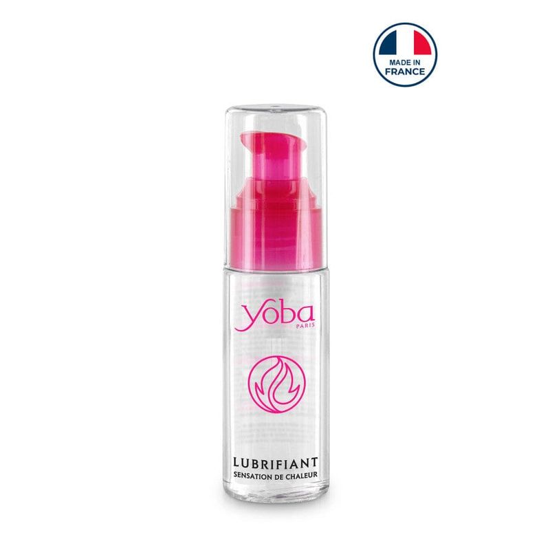 Lubrifiant Chauffant à Base d’Eau - Yoba Paris 50 ml | Effet Chaud stimulant & Plaisir Accru Yoba Paris Sensations plus