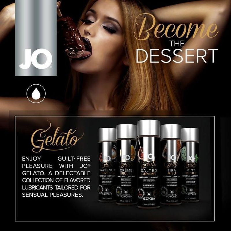 Lubrifiant comestible à base d'eau - System JO - JO Gelato Systeme Jo Sensations plus