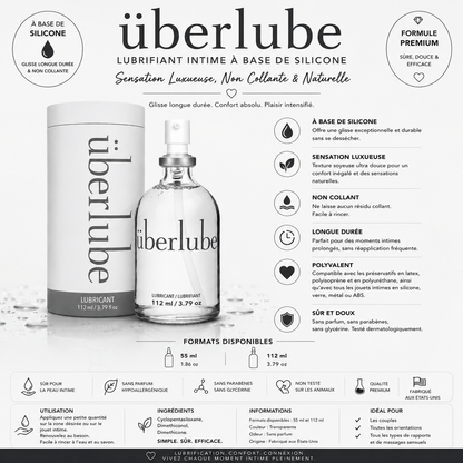 Lubrifiant Intime à Base de Silicone - Uberlube | Premium & Vitamine E UberLube Sensations plus