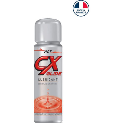 Lubrifiants intimes avec effets - CX Glide Hot | Sensation de Chaleur Excitante CX Glide Sensations plus