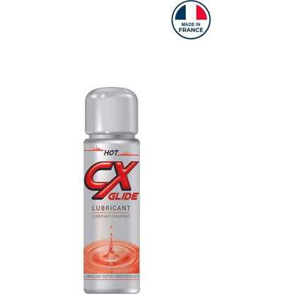 Lubrifiants intimes avec effets - CX Glide Hot | Sensation de Chaleur Excitante CX Glide Sensations plus