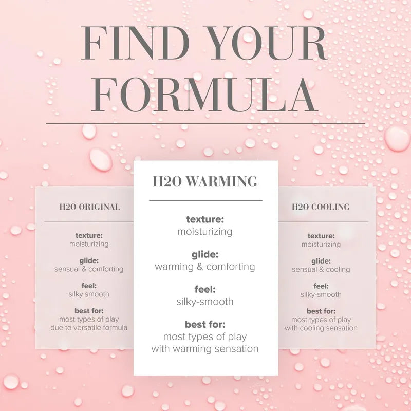 Lubrifiants intimes Chauffant - Système Jo - JO H2O Warming Systeme Jo Sensations plus