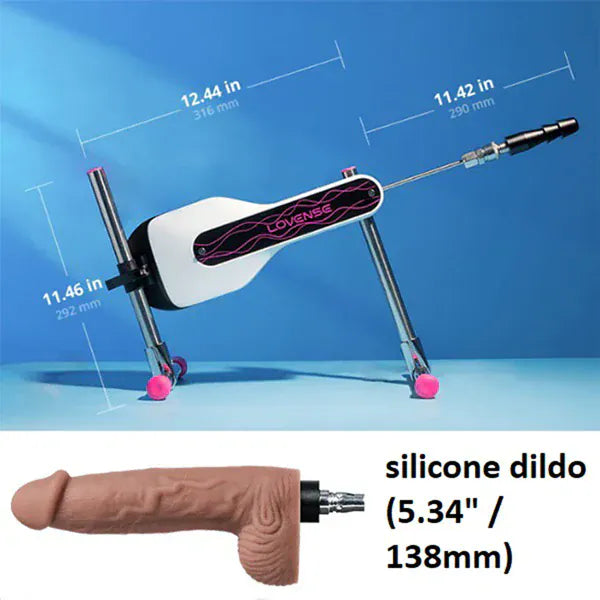 Machine Sexuelle - Lovense Mini Sex Machine | 260 Va-et-Vient par Minute & App Connectée Lovense Sensations plus