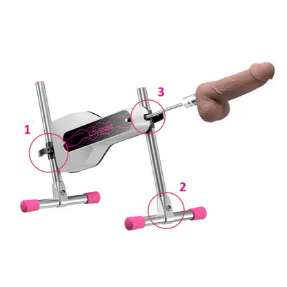 Machine Sexuelle - Lovense Mini Sex Machine | 260 Va-et-Vient par Minute & App Connectée Lovense Sensations plus