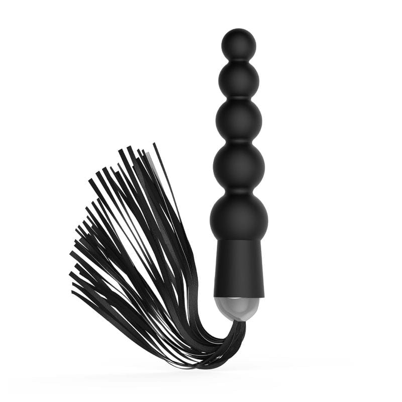 Martinet BDSM 2 en 1 - Fetish Tentation | Manche en Chapelet Anal & Similicuir FetishTentation Sensations plus