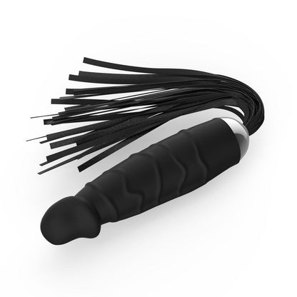 Martinet BDSM 2 en 1 - FetishTentation | Manche Dildo Réaliste & Similicuir FetishTentation Sensations plus