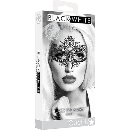 Masque de Luxe pour les Yeux – Lace Eye-Mask Queen | Élégance & Séduction Ouch! B&W Sensations plus