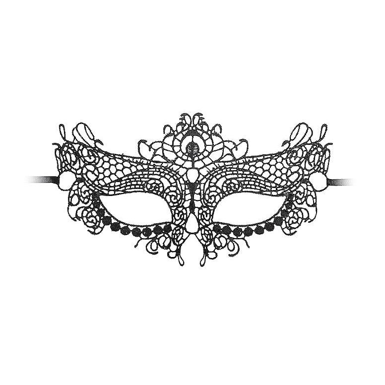 Masque de Luxe pour les Yeux – Lace Eye-Mask Queen | Élégance & Séduction Ouch! B&W Sensations plus