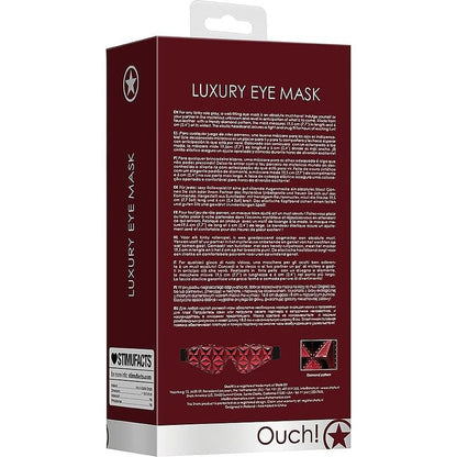 Masque de Luxe pour les Yeux – Luxury Eye Mask | Érotisme & Sensuel Ouch! Luxury Sensations plus