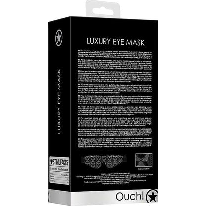 Masque de Luxe pour les Yeux – Luxury Eye Mask | Érotisme & Sensuel Ouch! Luxury Sensations plus