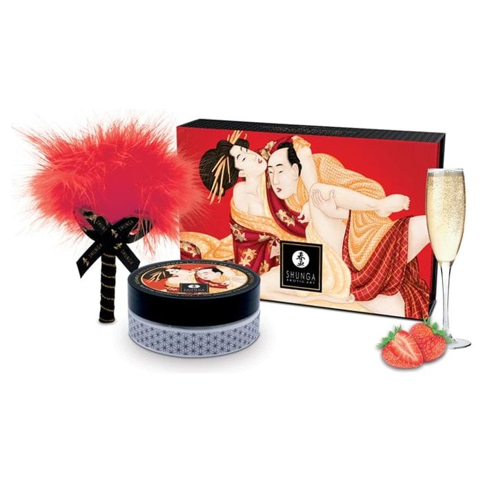 Massage - Shunga - Poudre de Massage Comestible Shunga Sensations plus