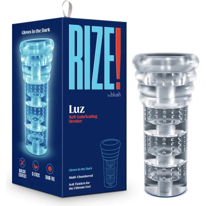 Masturbateur Auto-Lubrifiant - Blush - Rize - Luz Glow in The Dark Blush Novelties Sensations plus