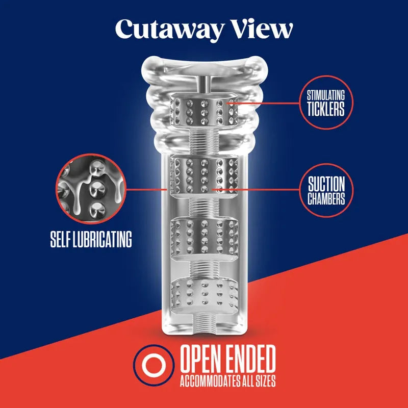 Masturbateur Auto-Lubrifiant - Blush - Rize - Luz Glow in The Dark Blush Novelties Sensations plus