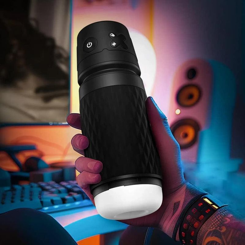 Masturbateur Automatique Le Guerrier | Aspiration & Vibration Sensations Plus Sensations plus