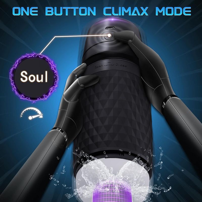 Masturbateur Automatique Le Guerrier | Aspiration & Vibration Sensations Plus Sensations plus